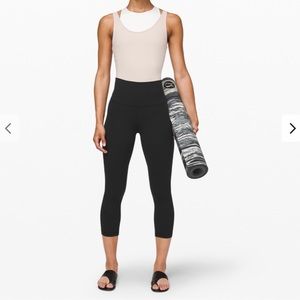 Lululemon Black Align Cropped Tights